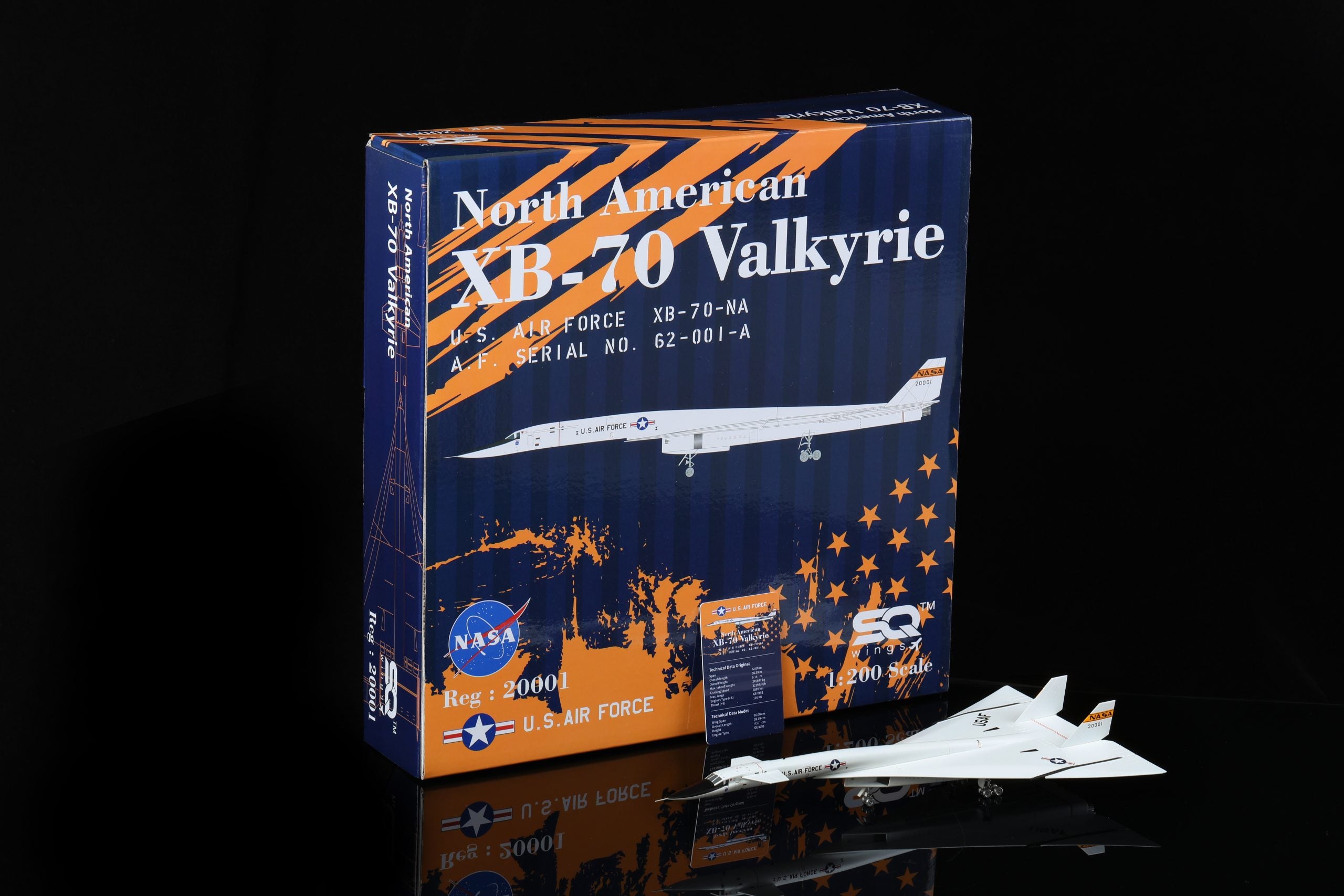 ハルチャン SQwings XB-70 1/200 NASA Legacy Jets by SQ Wings 1:200 Scale North American XB-70 Valkyrie “NAS