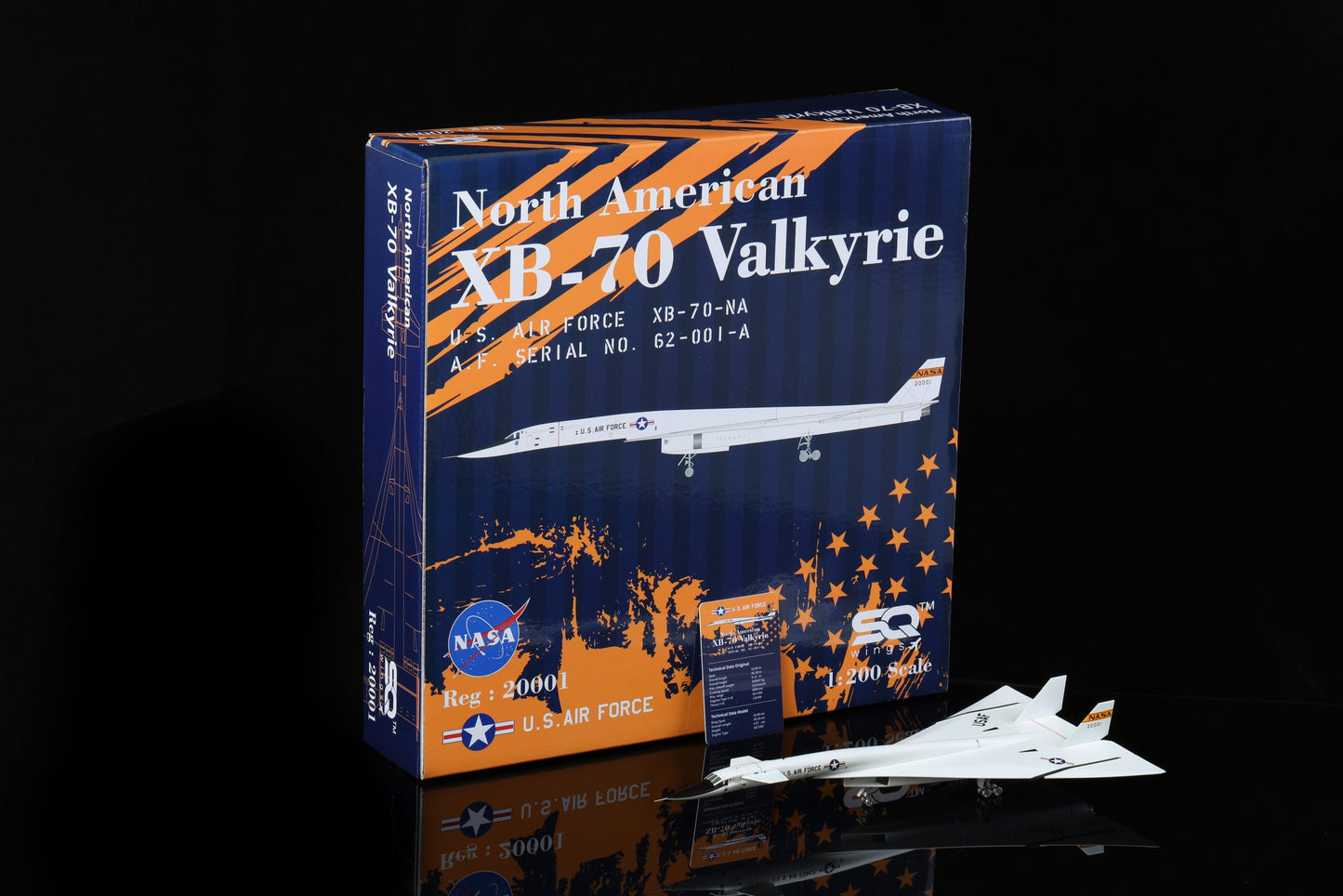 North American XB-70 Valkyrie “NASA” 20001 Scale 1:200
