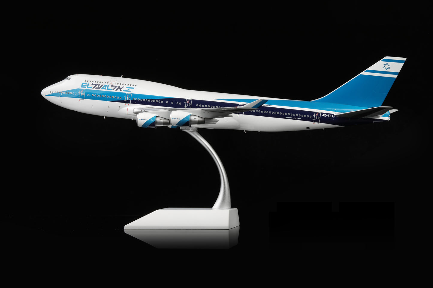 EL AL Airlines Boeing 747-400 4X-ELA Scale 1:200