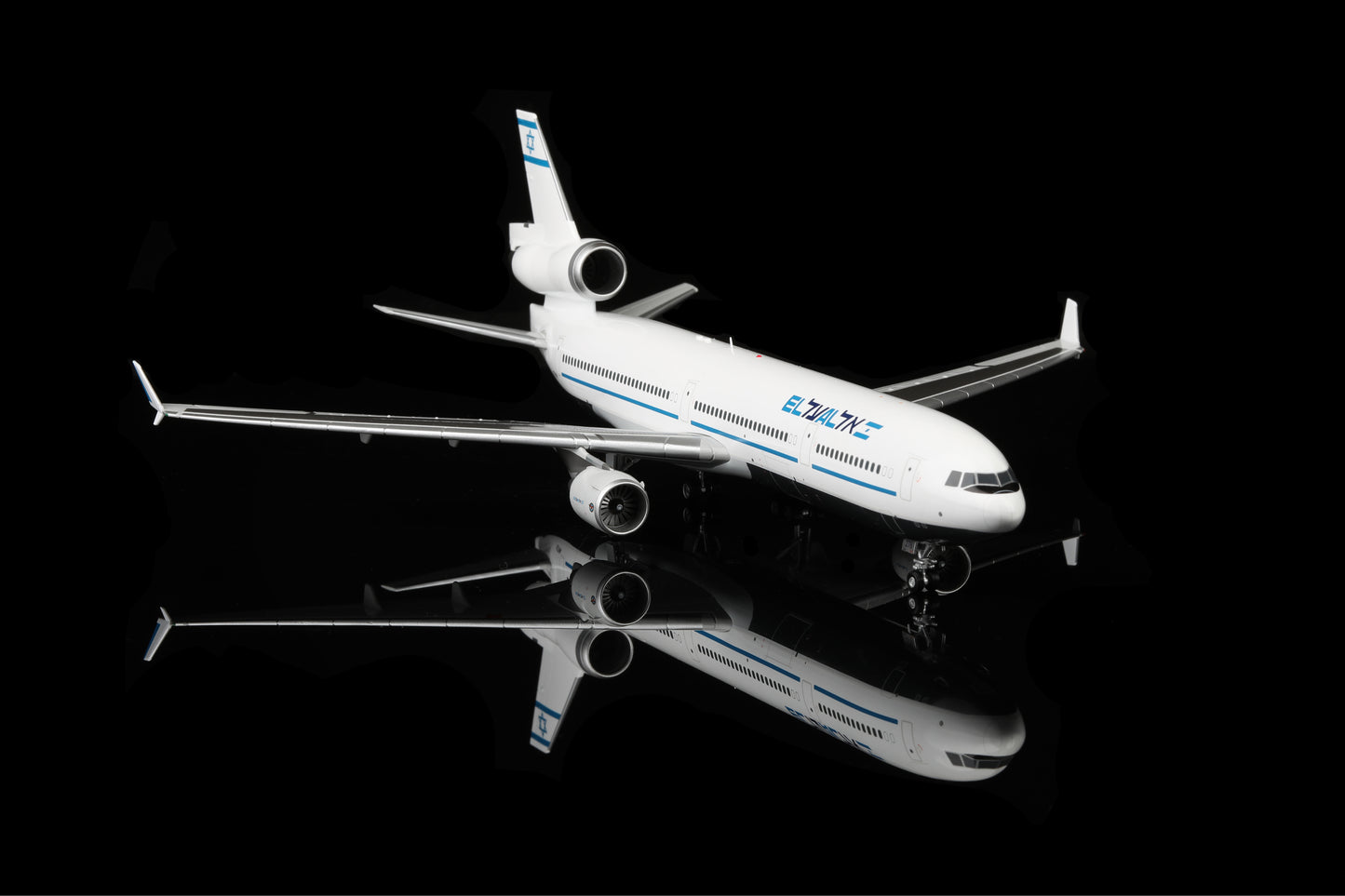 EL AL Airlines (Op'd by World Airways) McDonnell Douglas MD-11 N278WA Scale 1:200