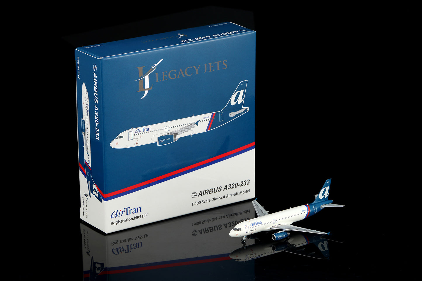 AirTran Airbus A320-233 N951LF Scale 1:400