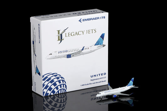 (Retailer Exclusive) United “Mesa Airlines” Embraer 175 N85320 Scale 1:400