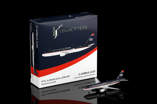 US Airways (Shuttle) Airbus A320 N105UW Scale 1:400