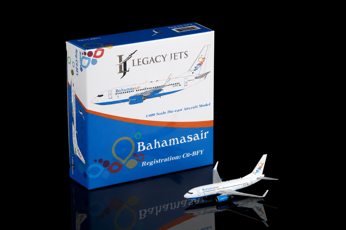 Bahamasair 73W C6-BFY Scale 1:400