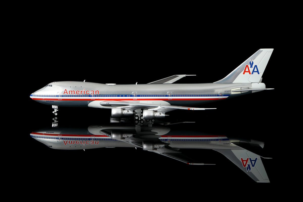 American Airlines (Leased from Pan Am) Jumbo Jet N740PA Scale 1:400