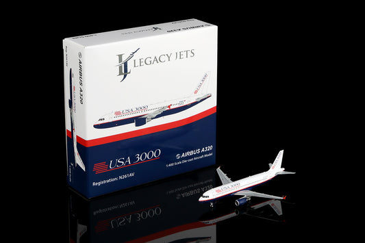 USA 3000 Airbus A320 N261AV Scale 1:400