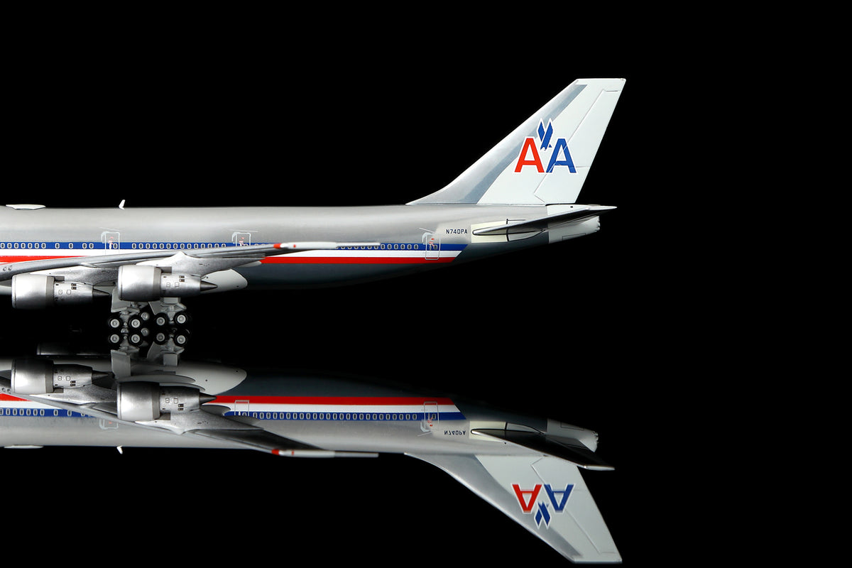 American Airlines (Leased from Pan Am) Jumbo Jet N740PA Scale 1:400