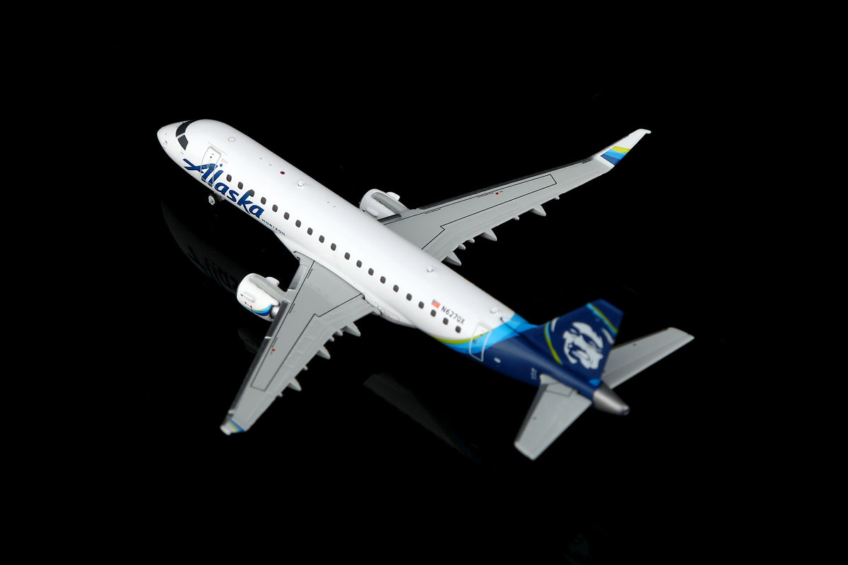 Alaska Airlines Embraer ERJ175 N627QX Scale 1:400